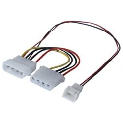 image produit   Adaptateur d'alim Molex pour ventilateur 3 broches Cybertek