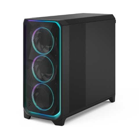 Fractal Design Meshify 3XL Ambience P RGB Noir TG-MT/SsAlim/E-ATX Noir - Boîtier PC - 6