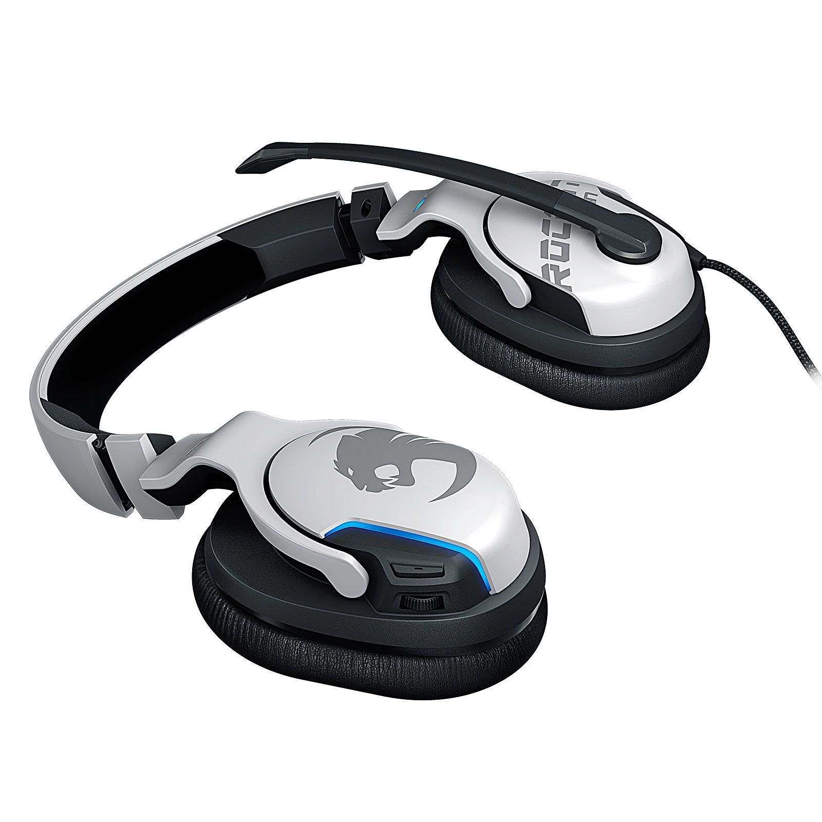 Roccat KHAN AIMO Blanc 7.1 Surround RGB - Micro-casque - 2
