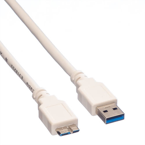 Câble USB 3.2 Gen1 - Micro USB 3 - 0.8m  - Connectique PC - 1