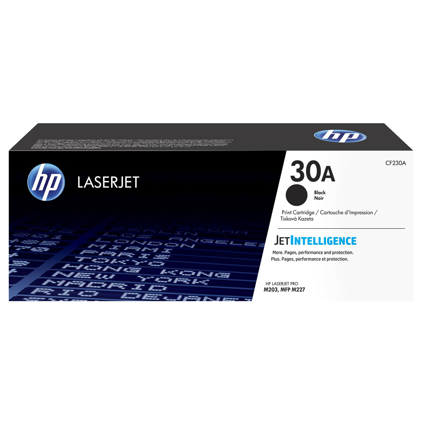 Toner Noir 30A 1600 Pages  - CF230A pour imprimante Laser HP - 0