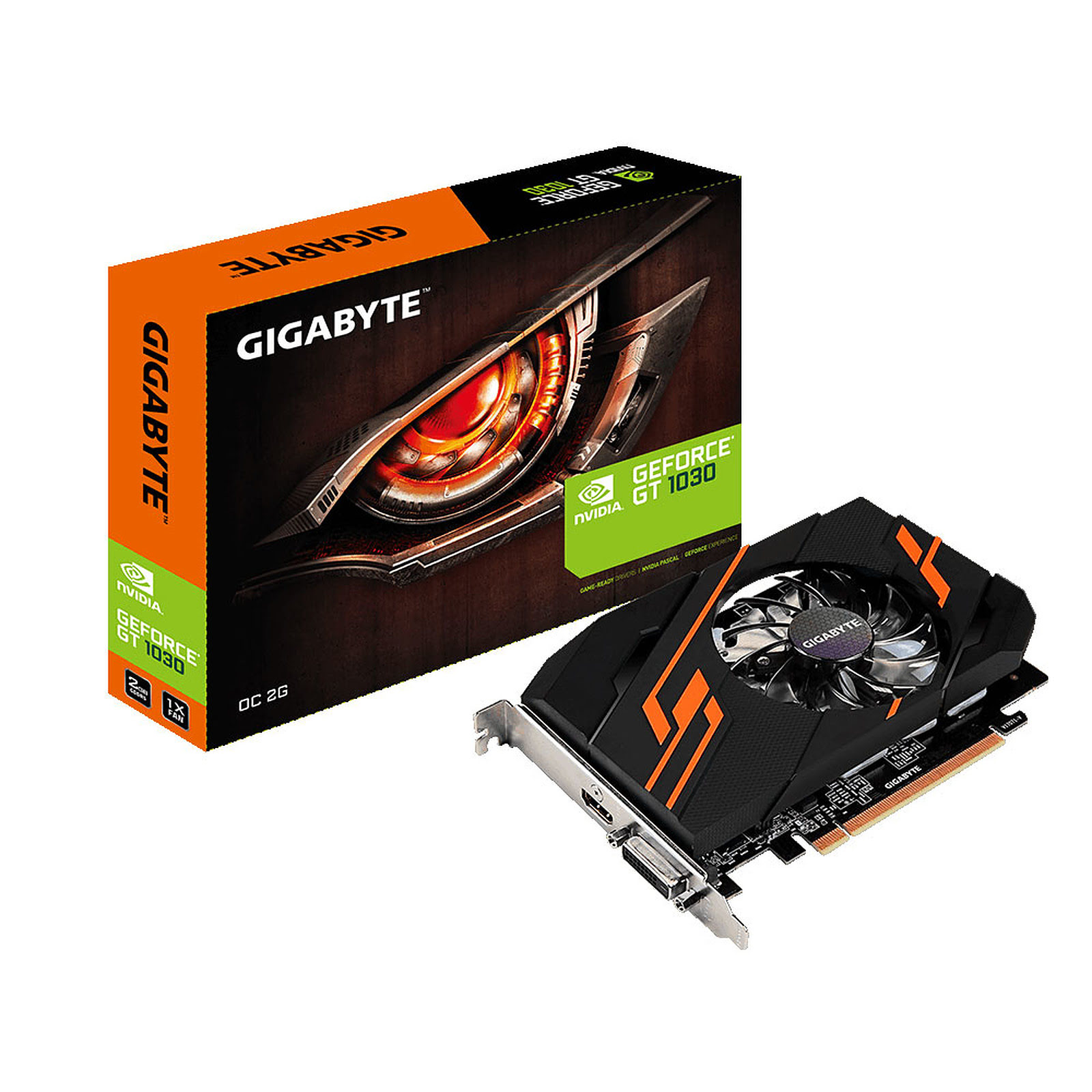 Gigabyte GT 1030 OC 2G  - Carte graphique Gigabyte - Cybertek.fr - 0