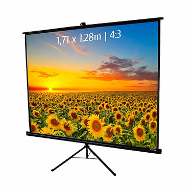 Kimex International Ecran de projection trépied - réglable 40-120cm