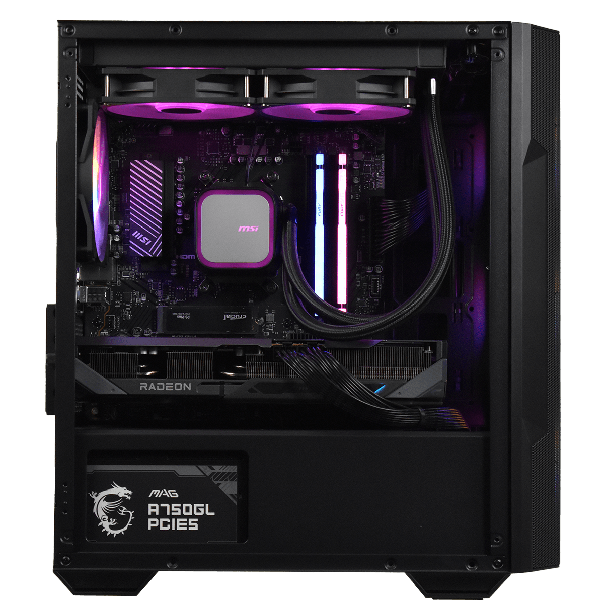 Cybertek Magician - R5-7500F/RX9070/32Go/1To (0225-CYB) (PCG-10602494) - Achat / Vente PC Fixe sur Cybertek.fr - 1