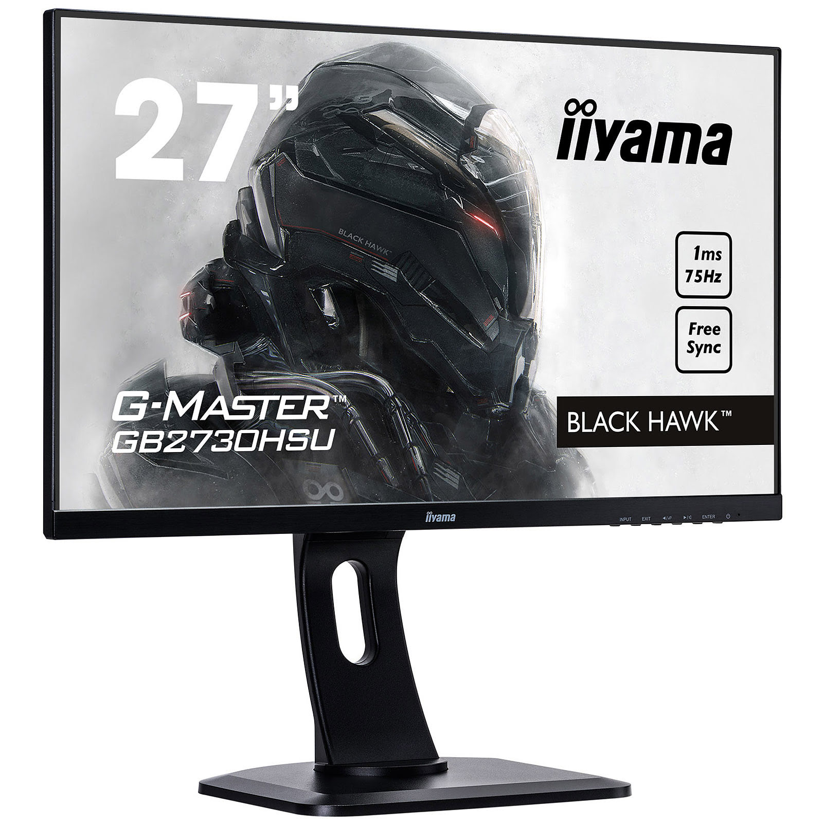 Iiyama 27 pouces  GB2730HSU-B1 - Ecran PC Iiyama - Cybertek.fr - 4