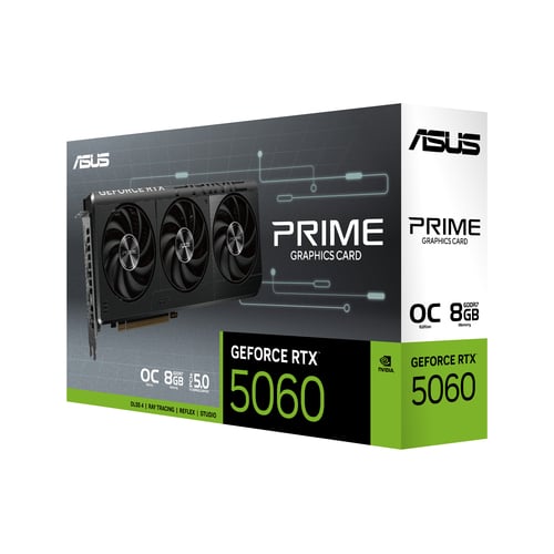 Asus PRIME RTX 5060 O8G OC Edition  - Carte graphique Asus - 9