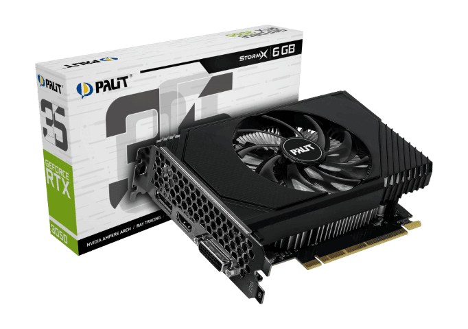 Palit GeForce RTX 3050 6Go StormX  - Carte graphique Palit - 6