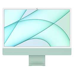 image produit Apple iMac Vert MGPH3FN/A - M1/8Go/256Go/24"4.5K Cybertek