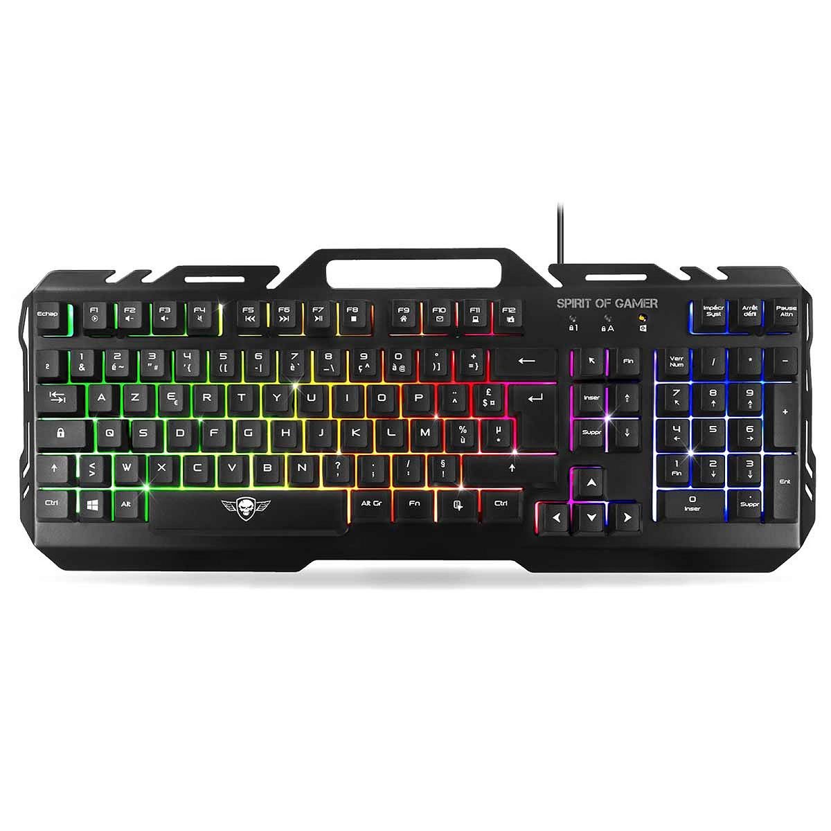 Spirit Of Gamers - Ultra pack gamer Siège fighter + clavier