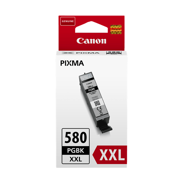 Cartouche très haute capa Noire - PGI-580XXL PGBK pour imprimante Jet d'encre Canon - 0