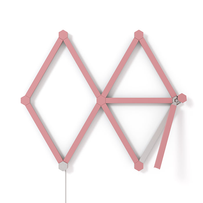 Nanoleaf Lines Skin Rose Mate - 9 pièces (NL59-0001PM-9PK) - Achat / Vente Objet connecté / Domotique sur Cybertek.fr - 1