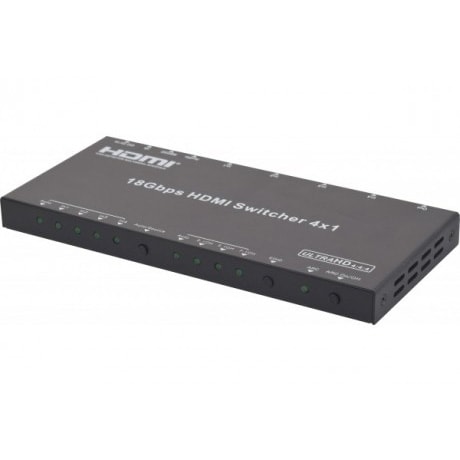 Commutateur HDMI 2.0a - 4 entrées/1 sortie -  Cybertek - 0