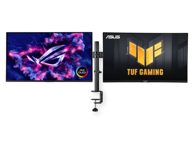Asus 27 pouces  90LM0C80-B03171 + 90LM0BN0-B01371 + MMDOS110BK - Ecran PC - 0