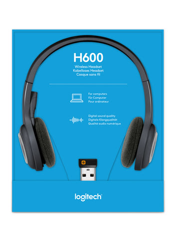 Logitech Wireless Headset H600 Stereo Noir - Micro-casque - 3