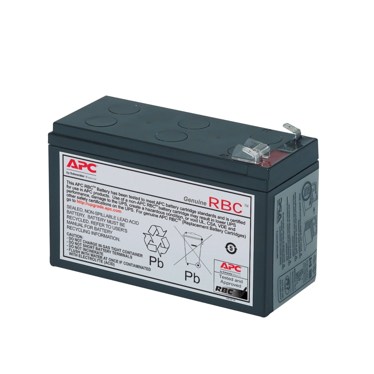 Batterie de remplacement RBC17 - Onduleur APC - Cybertek.fr - 1