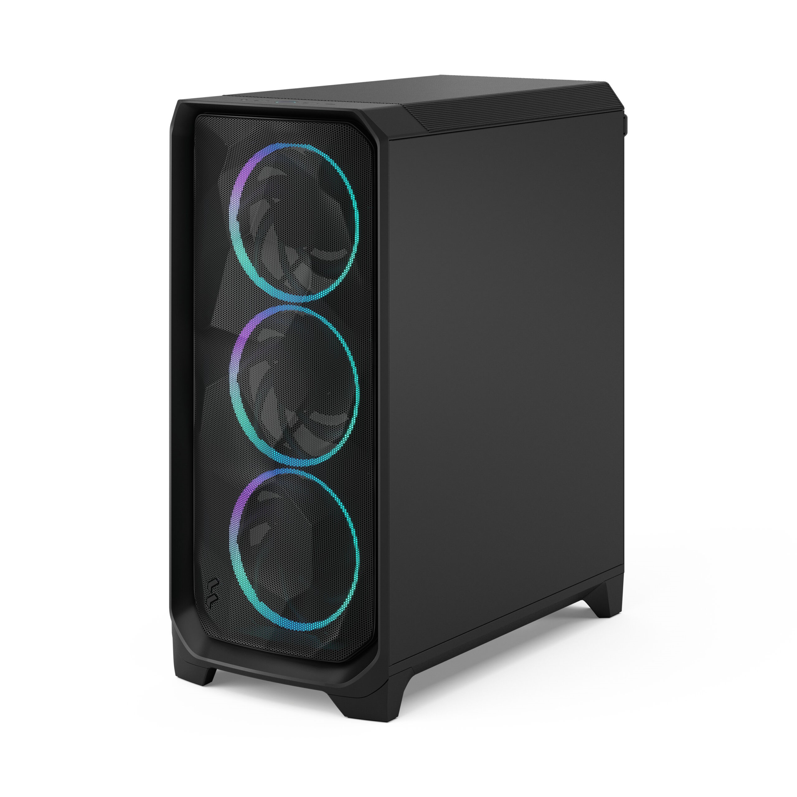 Fractal Design Meshify 3 RGB TG Light Tint Noir-MT/SsAlim/E-ATX Noir - Boîtier PC - 6
