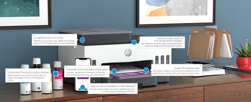 Imprimante multifonction HP Smart Tank 7605 Tout-en-un - Gris - 12