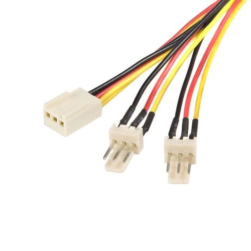 Doubleur Alimentation pour ventilateur 3 pins 30cm - Connectique PC - 0