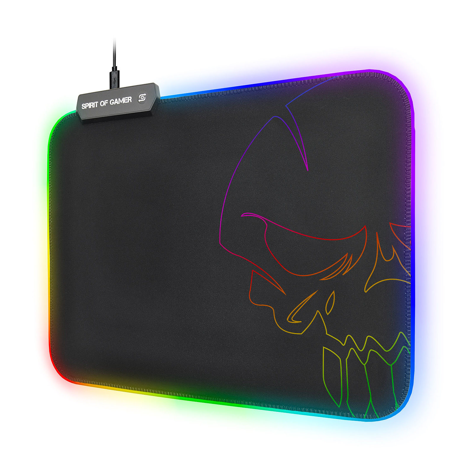 Spirit Of Gamer Skull RGB Gaming mouse pad - Taille M - Tapis de souris - 2