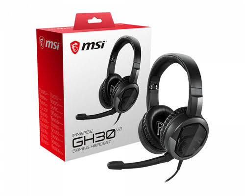 MSI Immerse GH30 V2 Stereo Noir - Micro-casque - Cybertek.fr - 0