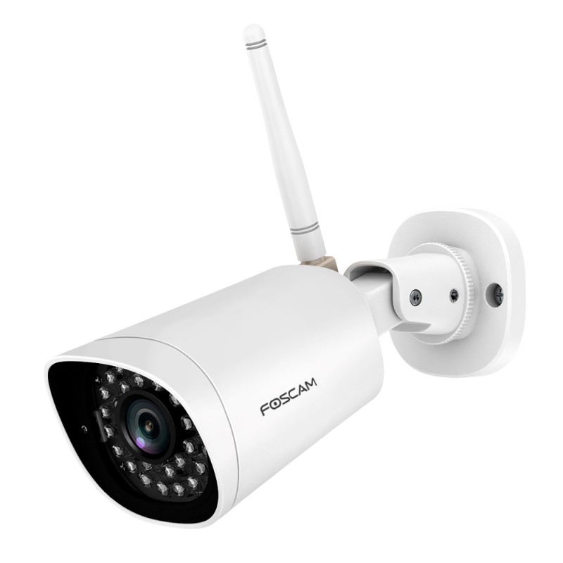 Foscam FI9902P Outdoor WiFi Bullet - 2MP/IP66/White (FI9902P White) - Achat / Vente Caméra réseau sur Cybertek.fr - 1