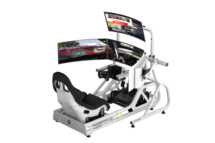 Fanatec GT Cockpit Triple Monitor Expansion Kit - Blanc (CRD-9060004-WW) - Achat / Vente Accessoires Simracing sur Cybertek.fr - 2