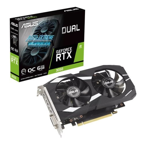 Asus Dual GeForce RTX 3050 O6G  - Carte graphique Asus - 9