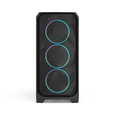 Fractal Design Meshify 3 XL Black RGB TG Light Noir - Boîtier PC - 3