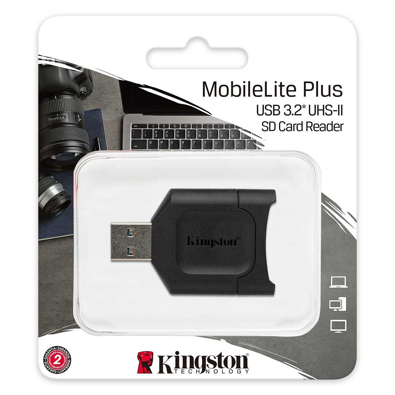 Kingston MLP - MobileLite Plus - Lecteur SD USB 3.2 - Lecteur carte mémoire - 1