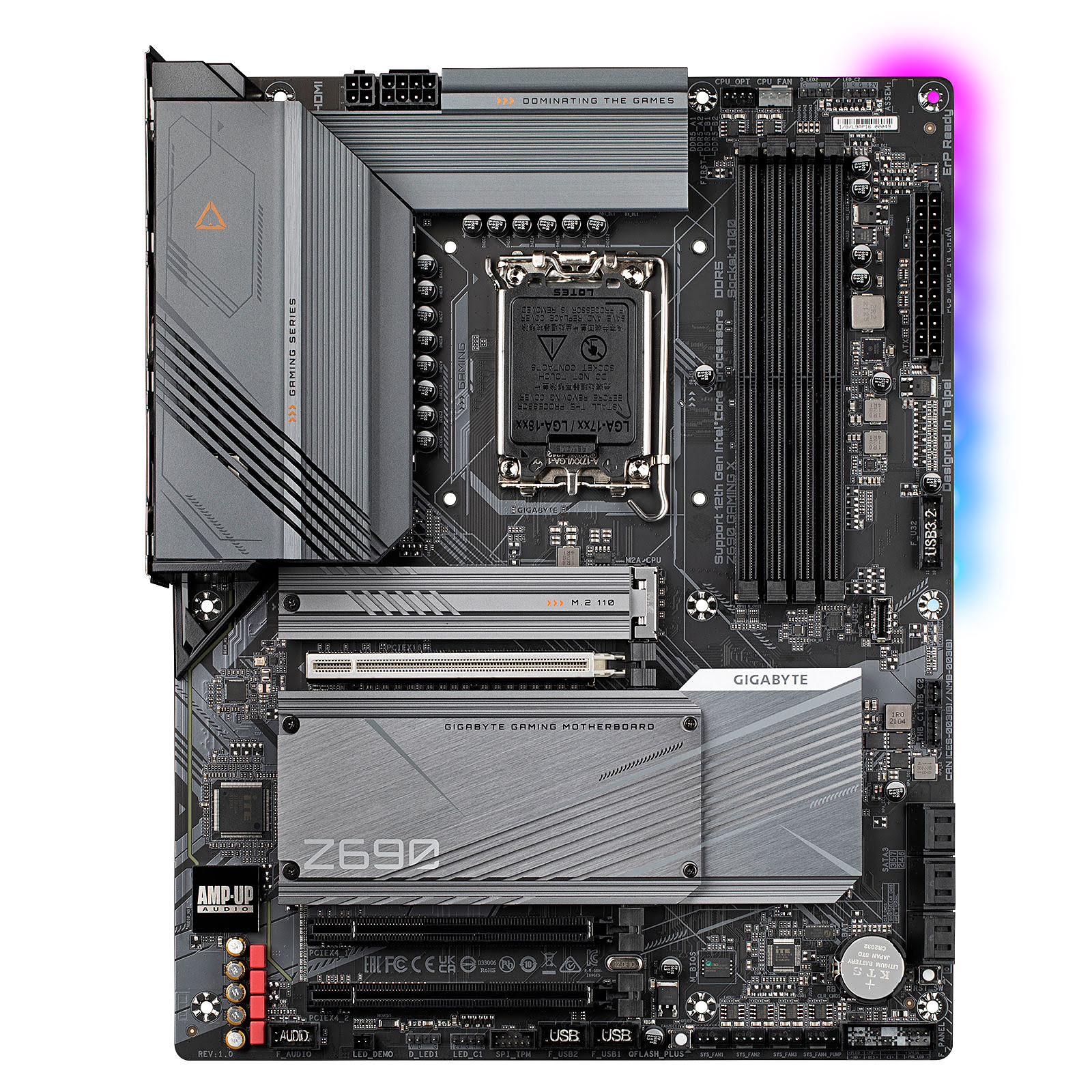 Gigabyte Z690 GAMING X ATX  - Carte mère Gigabyte - Cybertek.fr - 2