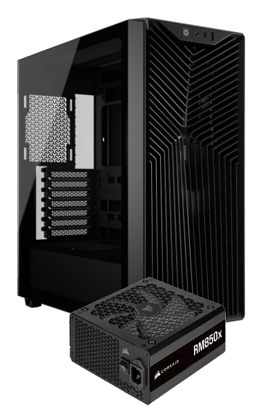 Corsair 3200D RS Noir + RM850x Noir - Boîtier PC Corsair - 0