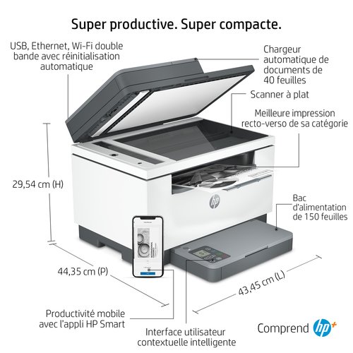 Imprimante multifonction HP LaserJet M234sdwe - Cybertek.fr - 12