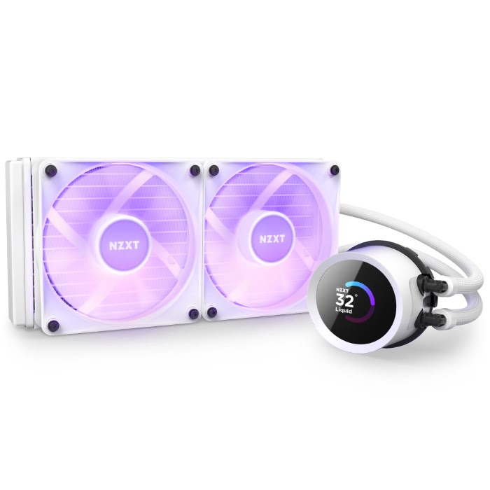 NZXT Kraken Blanc RGB 240mm - Watercooling NZXT 