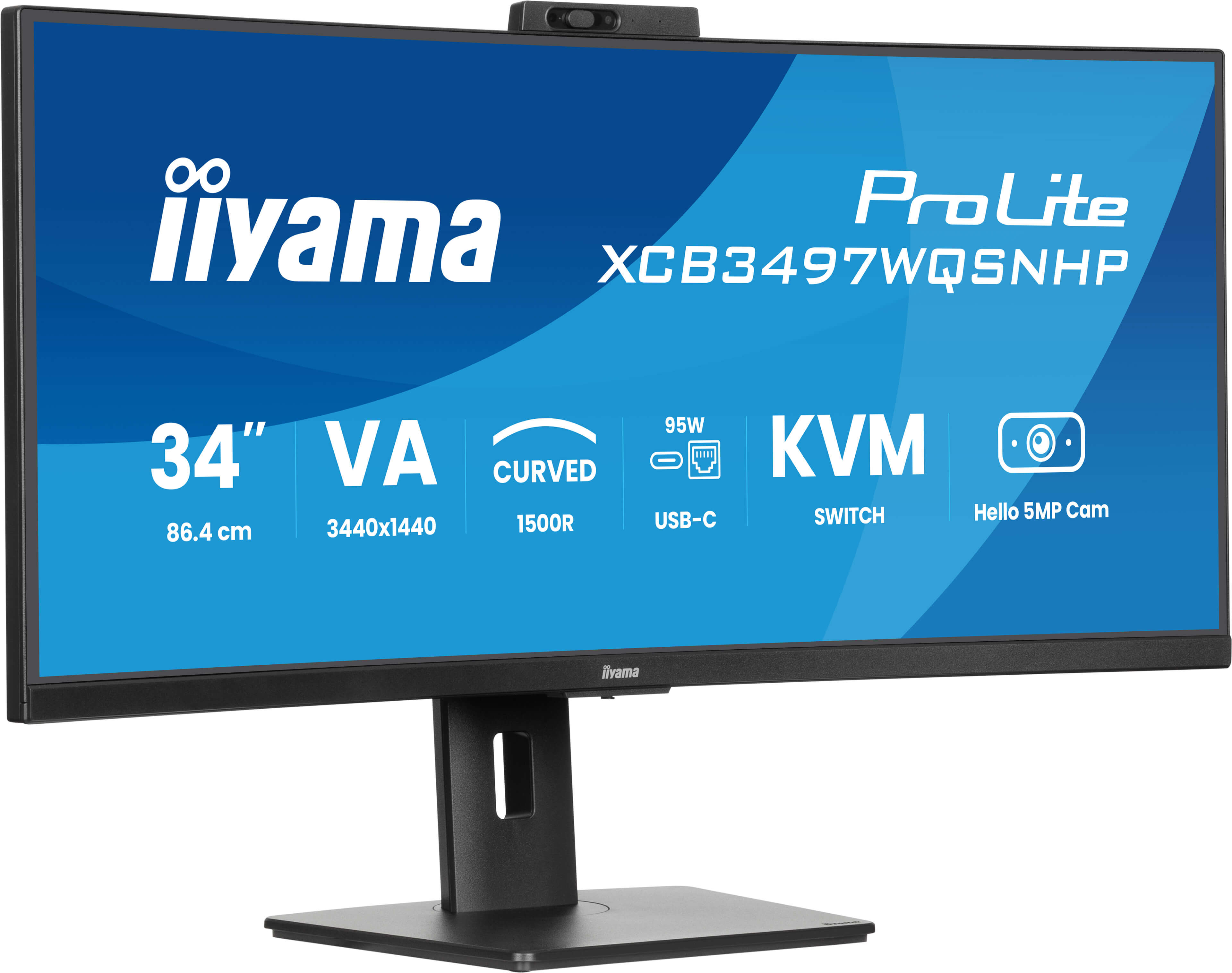 Iiyama 34 pouces  XCB3497WQSNPH-B1 - Ecran PC Iiyama - Cybertek.fr - 2