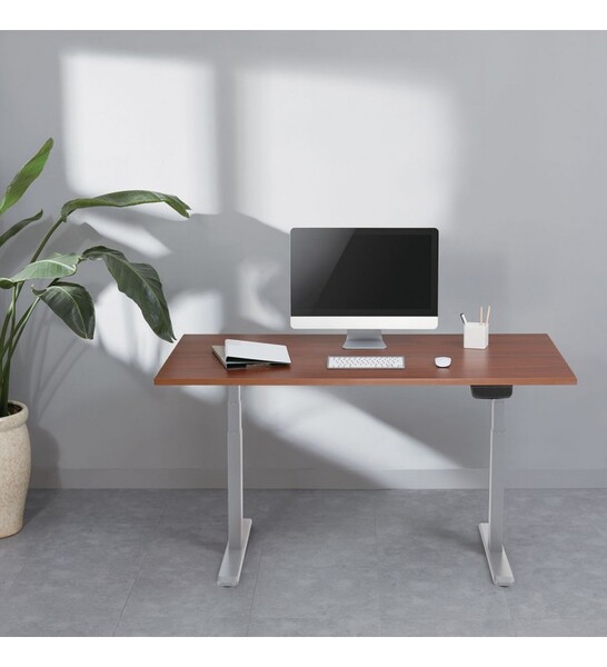 Kimex International Bureau motorisé assis-debout Noyé/gris - 180x75cm  (150-2418K3) - Achat / Vente Bureau sur Cybertek.fr - 3