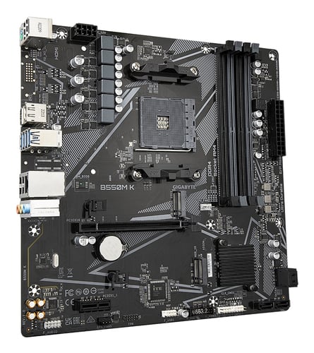 Gigabyte B550M K Micro-ATX  - Carte mère Gigabyte - Cybertek.fr - 2