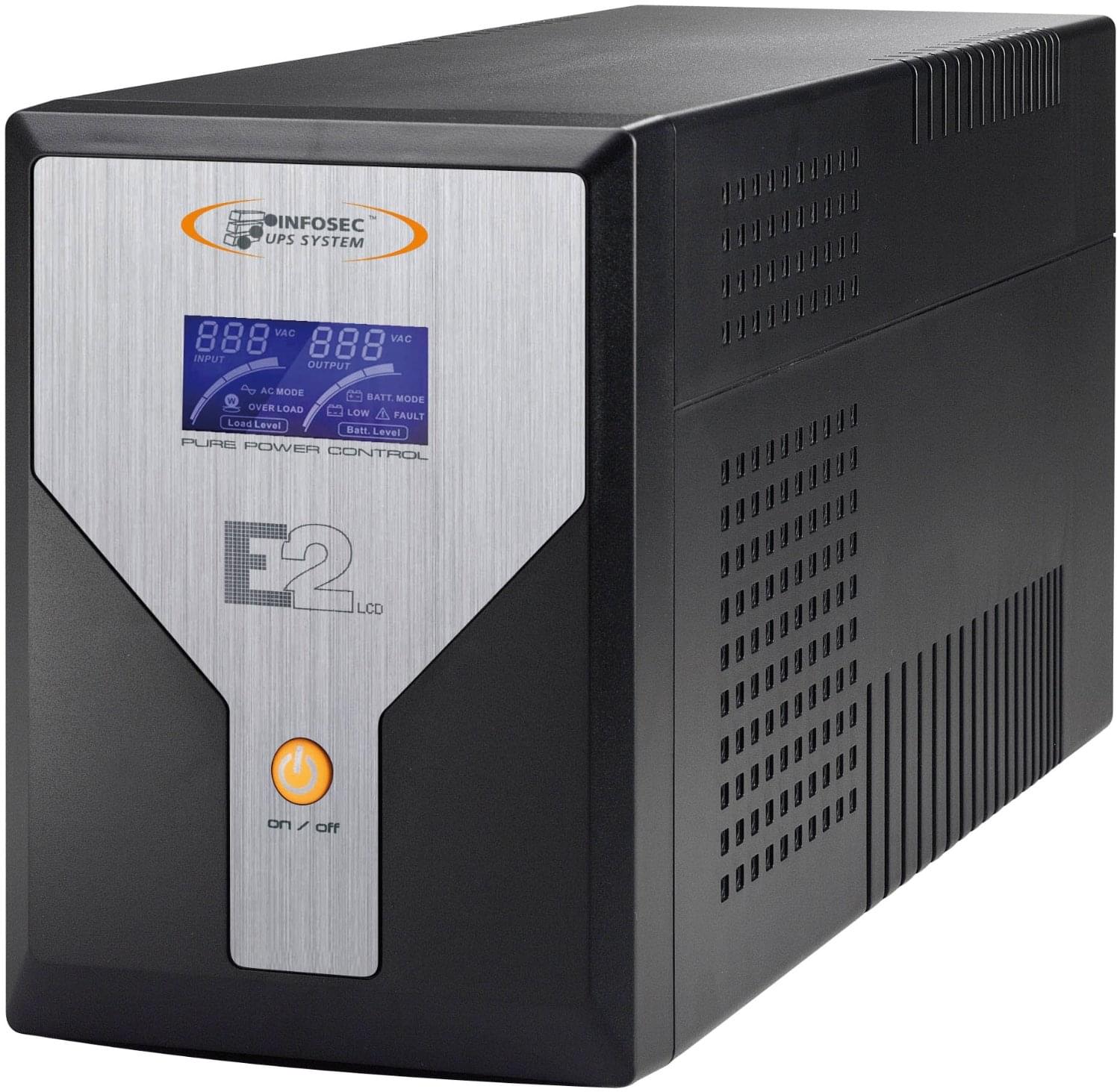 E2 LCD 1500 - On-Line - Onduleur Infosec - Cybertek.fr - 0