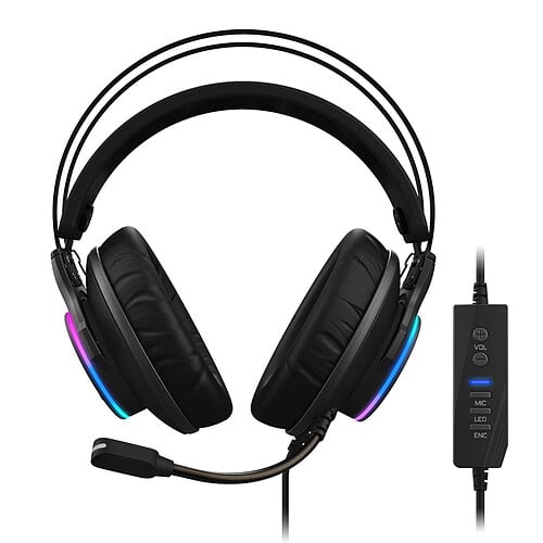 Gigabyte Casque GP-AORUS H1 7.1 Filaire# 7.1 Surround - Micro-casque - 0