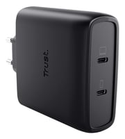 Trust Maxo chargeur 100W 2 ports + Câble USB-C - 2m - Noir (25527) - Achat / Vente Chargeur sur Cybertek.fr - 2