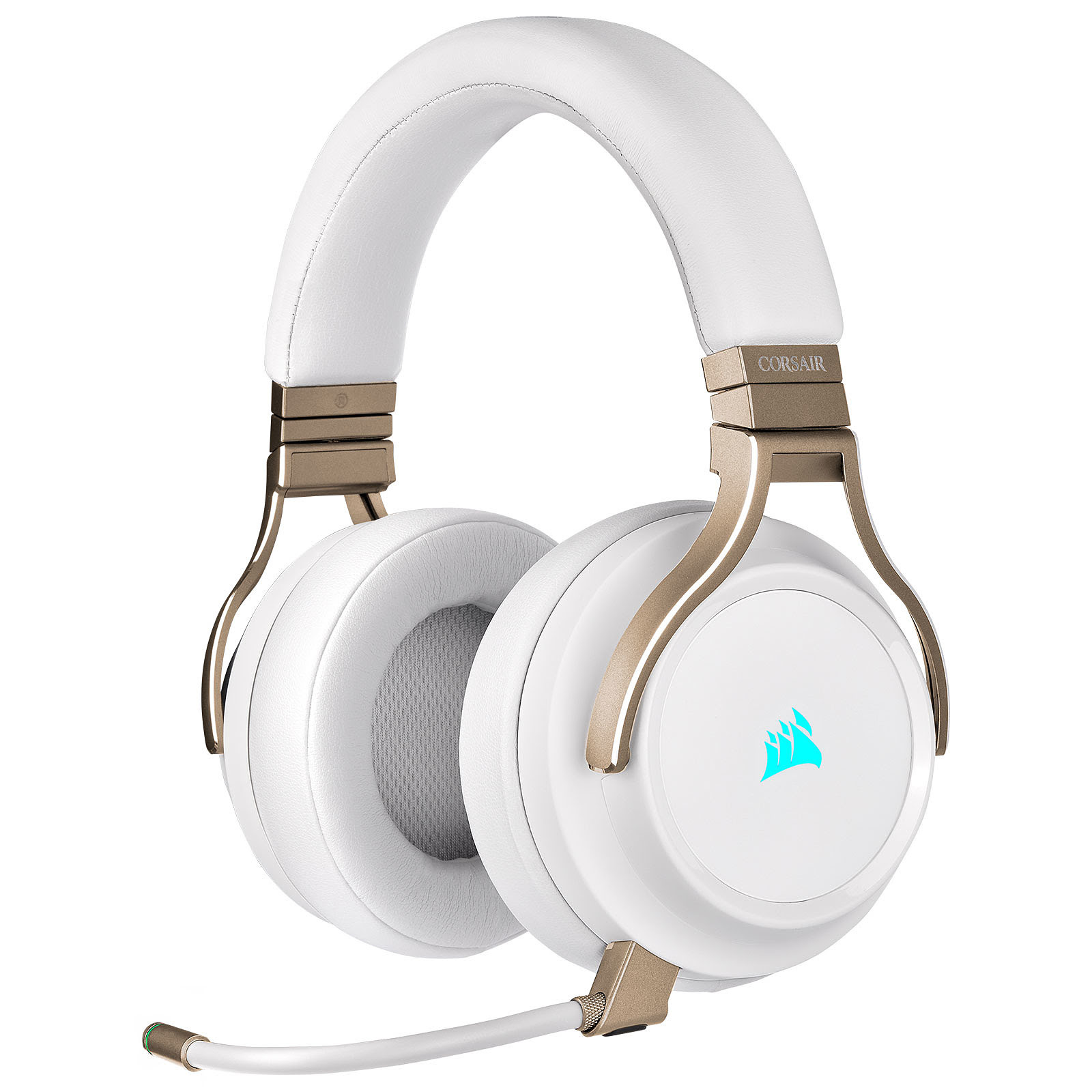 Corsair Virtuoso RGB Wireless Pearl Stereo Blanc - Micro-casque - 0