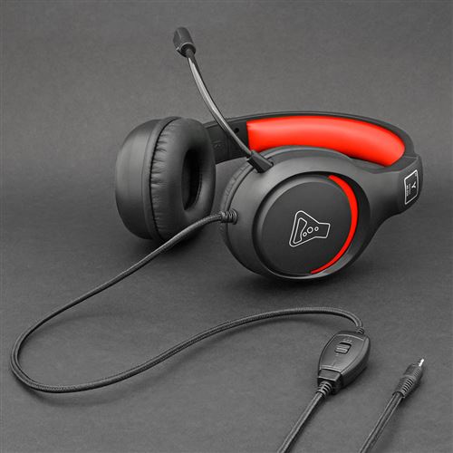 Micro-casque The G-LAB KORP YTTRIUM - Rouge/Filaire/Stereo