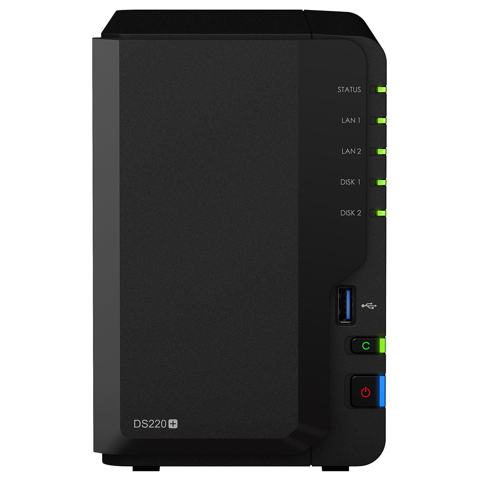 Synology DS220+ - 2 Baies  - Serveur NAS Synology - Cybertek.fr - 0