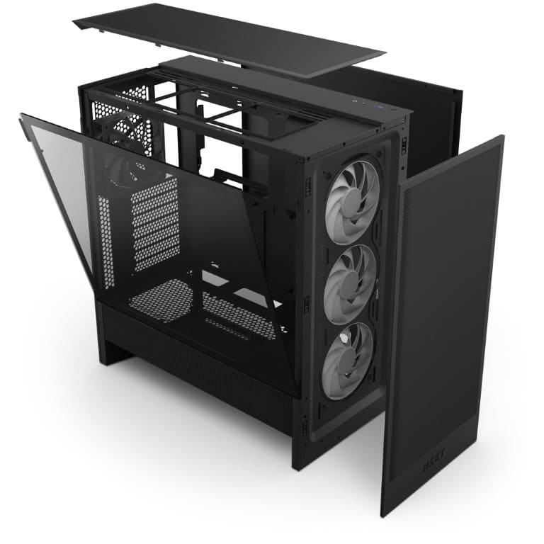 NZXT H5 Flow RGB Noir Noir - Boîtier PC NZXT - Cybertek.fr - 2