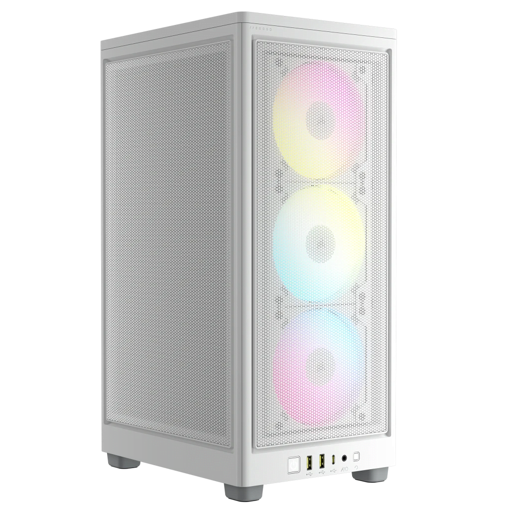 Corsair 2000D Airflow RGB Blanc Blanc - Boîtier PC Corsair - 0