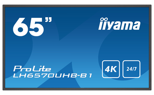 Iiyama LH6570UHB-B1 (LH6570UHB-B1) - Achat / Vente Affichage dynamique sur Cybertek.fr - 1