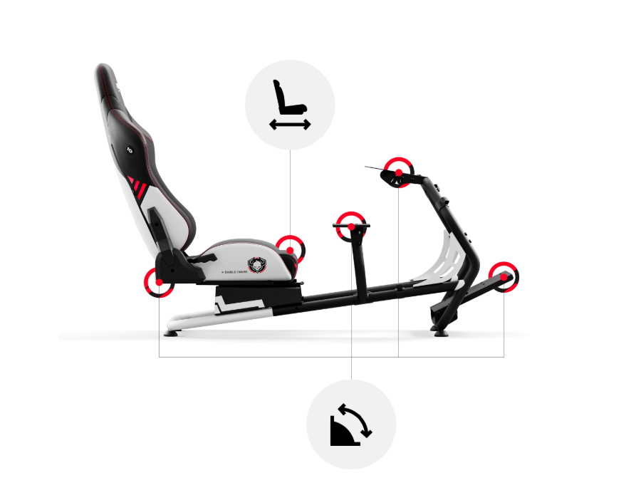 Diablo Chairs  X-Drive (1635) - Achat / Vente Chassis Simracing sur Cybertek.fr - 9