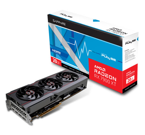 Sapphire PULSE RX 7900 XT GAMING OC 20G - Carte graphique - 4