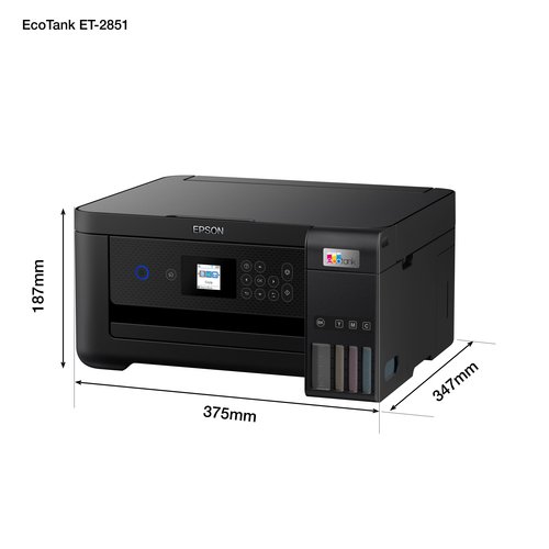 Imprimante Epson EcoTank ET-2851 - A4/Wi-Fi/ Garantie 3 ans# - 11