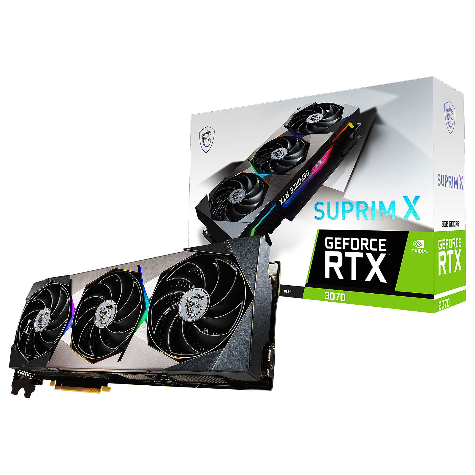 MSI RTX 3070 SUPRIM X 8G LHR  - Carte graphique MSI - Cybertek.fr - 0