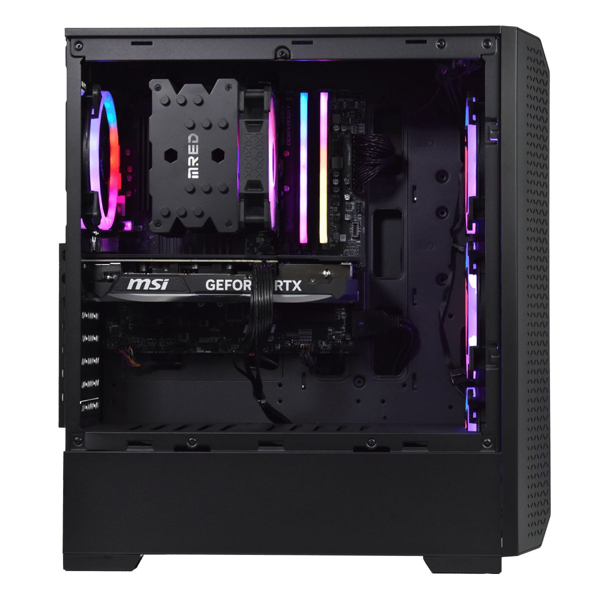 Cybertek RAFALE - R7-5700X/4070S/32Go/1To (PCG-10602215) - Achat / Vente PC Fixe sur Cybertek.fr - 1